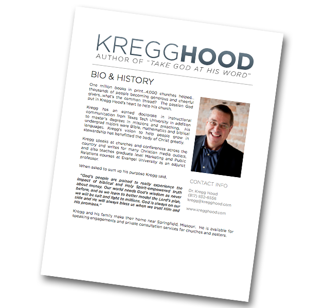 Kregg Hood - Downloadable Bio PDF